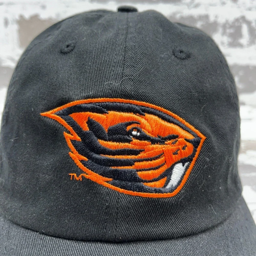Oregon State Beavers Hat Cap Strap Back Black Baseball Dad Adjustable Adult‎